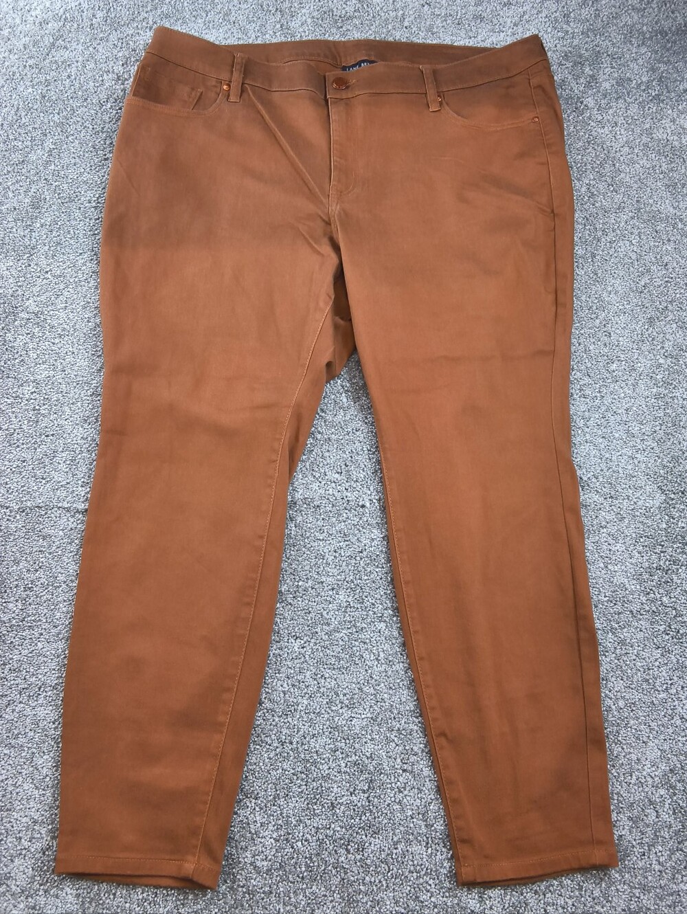 Lane Bryant Women's size 22 Orange Skinny Jean Pants